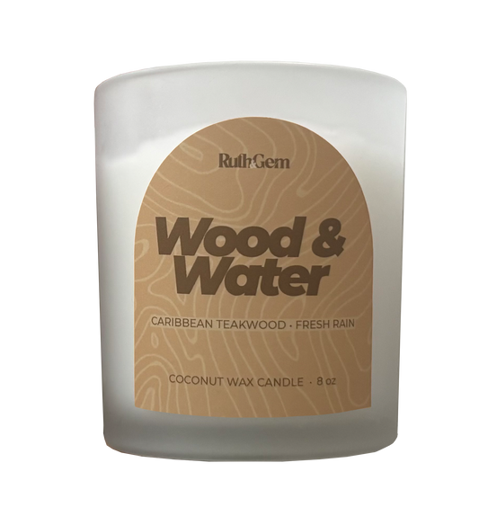 Wood & Water Candle