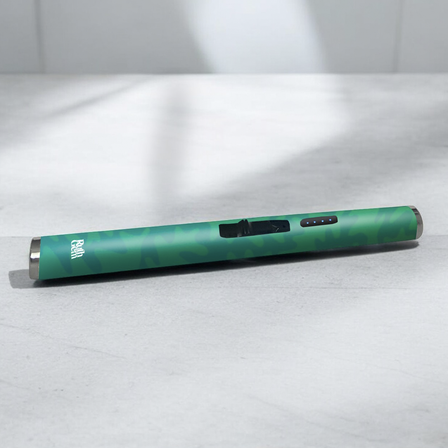Rechargeable USB lighter for eco-friendly coconut wax candles by Ruth & Gem Home Goods