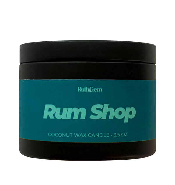 Rum Shop Candle Tin